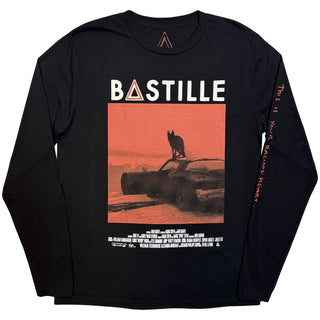 Bastille Long Sleeve T-Shirt: All This Bad Blood (Black) (Ex-Tour)