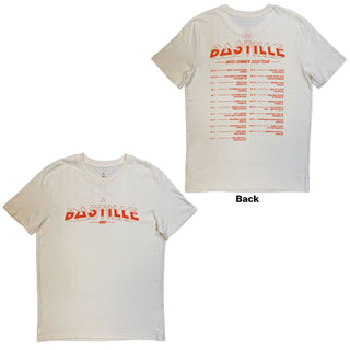 Bastille T-Shirt: Summer UK & EU Tour 23 (Natural) (Back Print) (Ex-Tour)