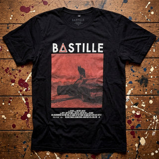 Bastille Unisex Premium Carbon T-Shirt: Bad Blood Wolf (Black)