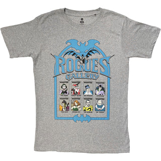DC Comics T-Shirt: Batman Batman Rogues Gallery (Grey)