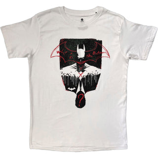 DC Comics T-Shirt: Batman Batman Who Is The Batman? (White)
