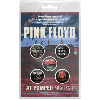 Pink Floyd Button Badge Pack: Live In Pompeii