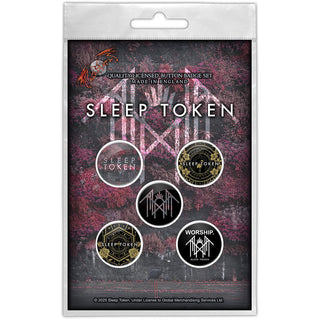 Sleep Token Button Badge Pack: Even In Arcadia