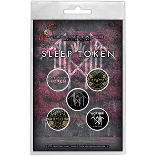 Sleep Token Button Badge Pack: Even In Arcadia