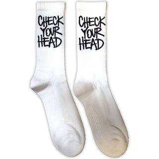 The Beastie Boys Terry Socks: Check Your Head (White)