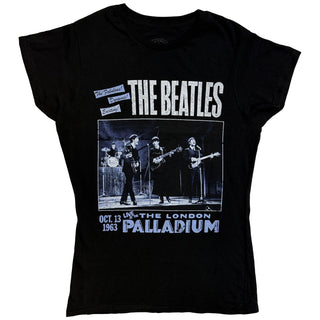 The Beatles Ladies Slim Fit T-Shirt: 1963 The Palladium