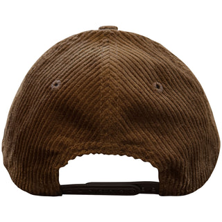The Beatles Baseball Cap: Drop T Logo & Apple Corduroy (Brown)