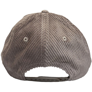 The Beatles Baseball Cap: Drop T Logo & Apple Corduroy (Grey)