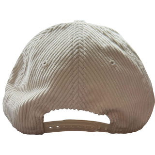 The Beatles Baseball Cap: Drop T Logo & Apple Corduroy (Natural)