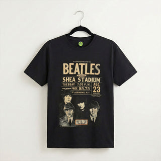 The Beatles Carbon T-Shirt: Shea '66 (Black)