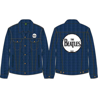 The Beatles Denim Jacket: Drum Logo (Back Print)