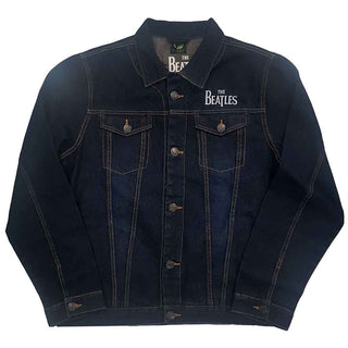 The Beatles Denim Jacket: Drum Logo (Back Print)