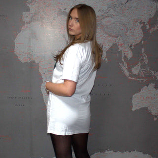 The Beatles Ladies T-Shirt Dress: Abbey Road & Logo