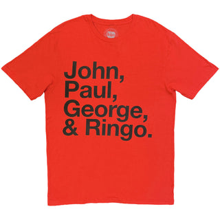 The Beatles T-Shirt: John, Paul, George & Ringo