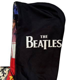 The Beatles Pullover Hoodie: Single Covers (Black) (All Over Print)