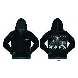 The Beatles Zipped Hoodie: Abbey Road (Back Print)