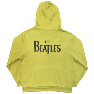 The Beatles Zipped Hoodie: Drop T Logo (Back Print)
