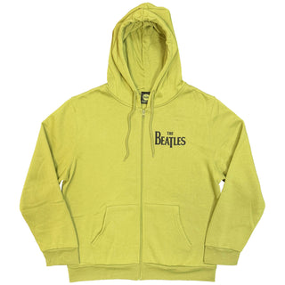 The Beatles Zipped Hoodie: Drop T Logo (Back Print)