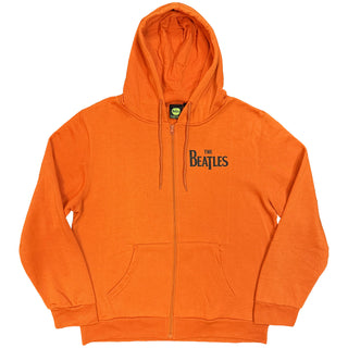The Beatles Zipped Hoodie: Drop T Logo (Back Print)