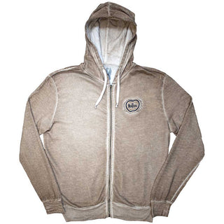 The Beatles Zipped Hoodie: Apple Logo Stone Wash