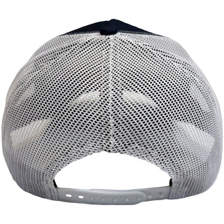 The Beatles Mesh Back Cap: Drop T Logo & Apple (Navy Blue & White)