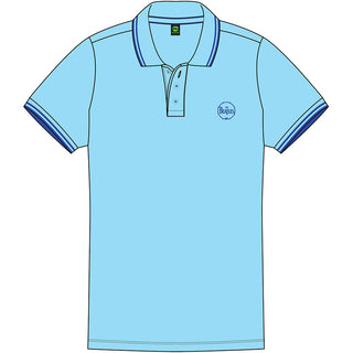 The Beatles Polo Shirt: Drum Logo