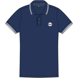 The Beatles Polo Shirt: Drum Logo