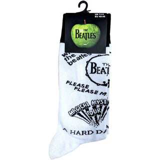 The Beatles Ankle Socks: Albums Monochrome