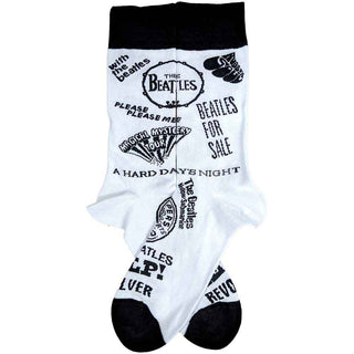 The Beatles Ankle Socks: Albums Monochrome
