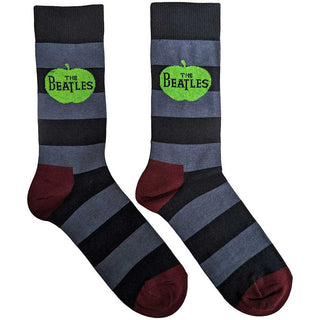 The Beatles Unisex Ankle Socks: Apple & Stripes