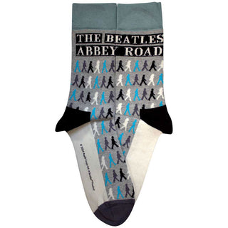 The Beatles Unisex Ankle Socks: Abbey Road Colours Crossing Repeat (Grey)