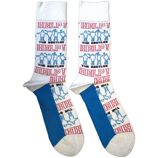 The Beatles Ankle Socks: Help! Outlines Repeat