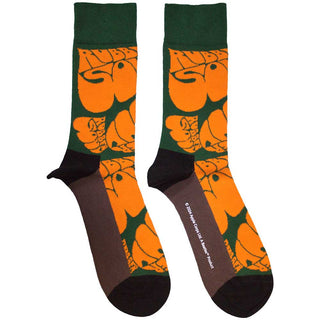 The Beatles Unisex Ankle Socks: Rubber Soul Text Repeat