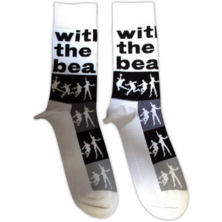 The Beatles Unisex Ankle Socks: With The Beatles Silhouette Stripes