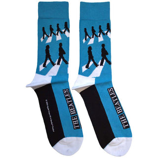 The Beatles Ankle Socks: Abbey Road Silhouettes Repeat (Blue)