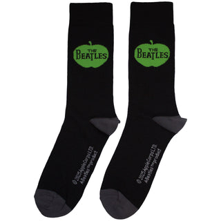 The Beatles Unisex Ankle Socks: Apple (Black) (UK Size 6 - 11)