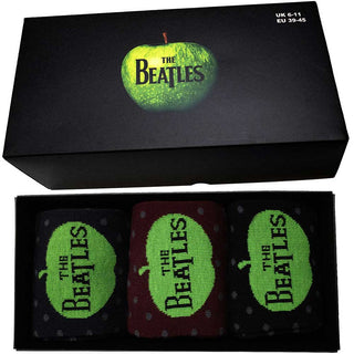 The Beatles Ladies Ankle Socks Set: Apple & Spots