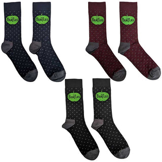 The Beatles Ladies Ankle Socks Set: Apple & Spots