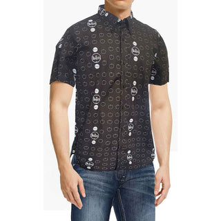 The Beatles Casual Shirt: Drum and Apples (All Over Print)