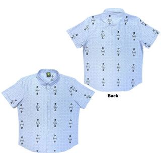 The Beatles Casual Shirt: Drum and Apples (All Over Print)