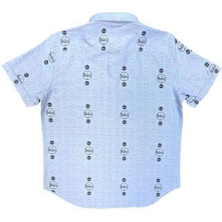 The Beatles Casual Shirt: Drum and Apples (All Over Print)