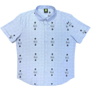 The Beatles Casual Shirt: Drum and Apples (All Over Print)