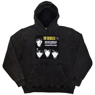 The Beatles Unisex Pullover Hoodie: VJ Secret Sleeve (Wash Collection)