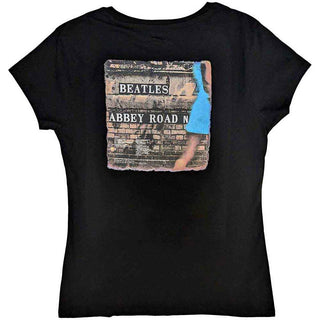 The Beatles Ladies Slim Fit T-Shirt: Abbey Road