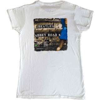 The Beatles Ladies Slim Fit T-Shirt: Abbey Road