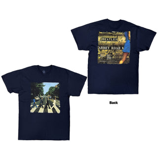 The Beatles T-Shirt: Vintage Abbey Road (Back Print)