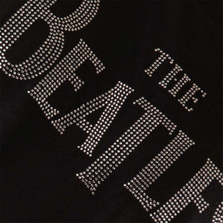 The Beatles Embellished T-Shirt: Drop T Logo (Diamante)