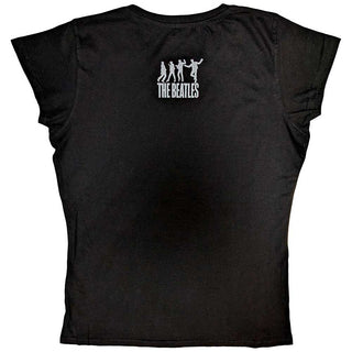 The Beatles Ladies Slim Fit T-Shirt: At the Cavern (Back Print)