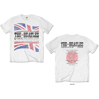 The Beatles Unisex T-Shirt: Budokan Set List (Back Print)