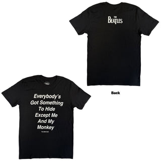 The Beatles T-Shirt: Me and My Monkey (Back Print)